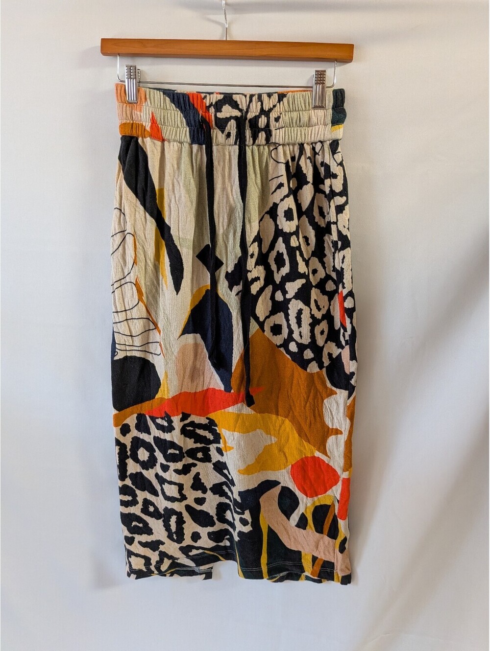 Condition Apply Modern Skirt | bold abstract animal-print | Fall Color |Size XS